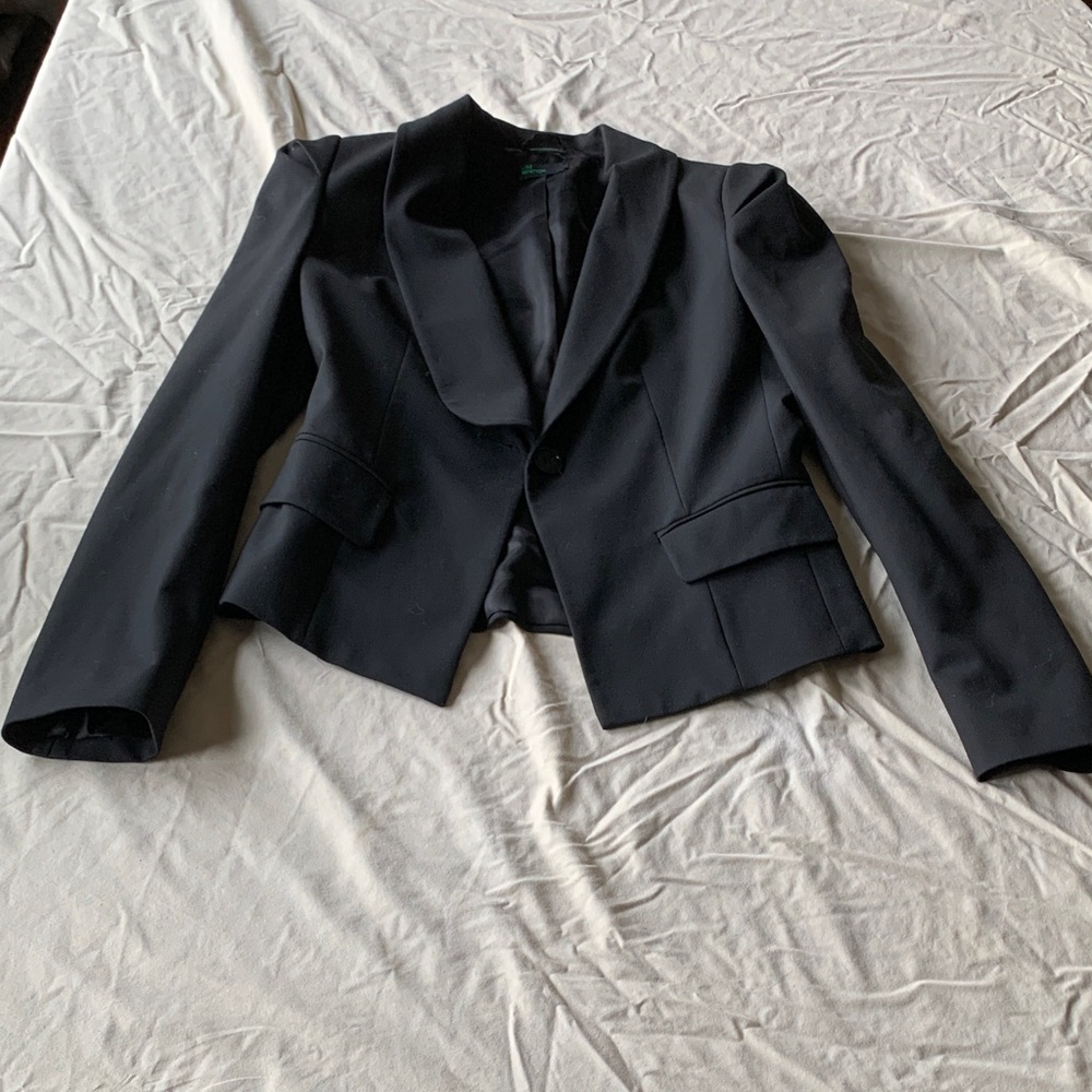 United Colors Of Benetton Classic Black Blazer